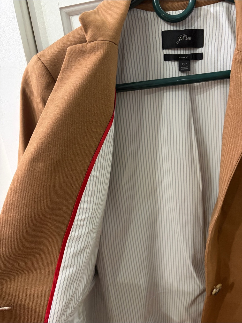 J. Crew Tan/Camel Single-Button Blazer - Picture 4 of 6